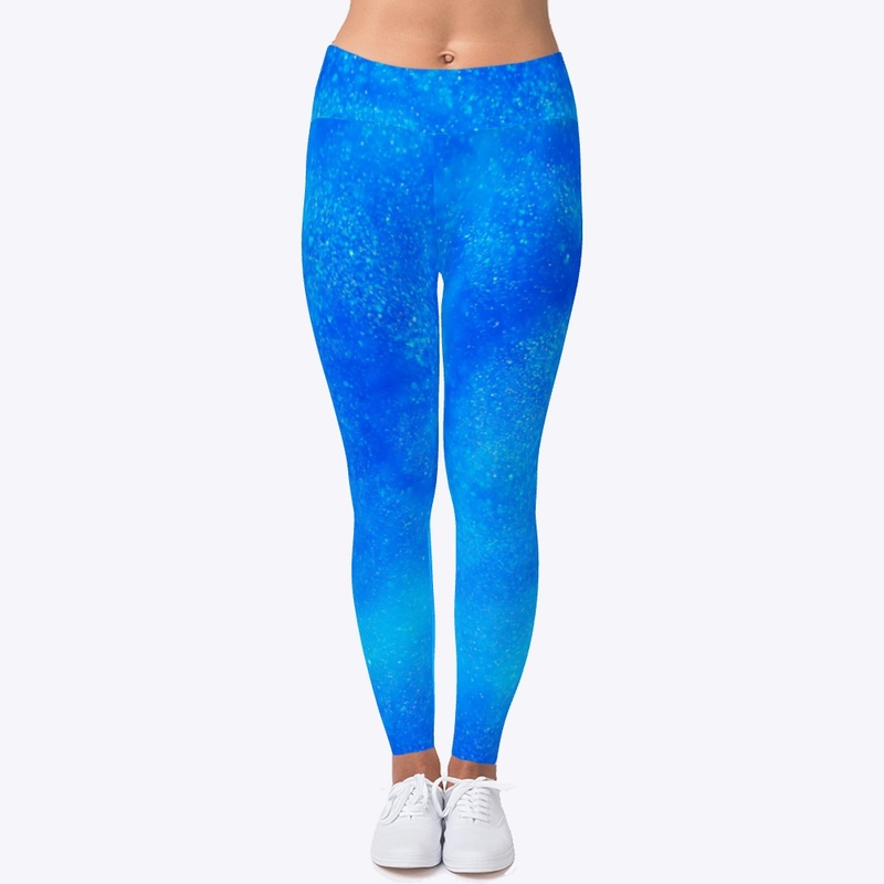 Blue Galaxy Leggings