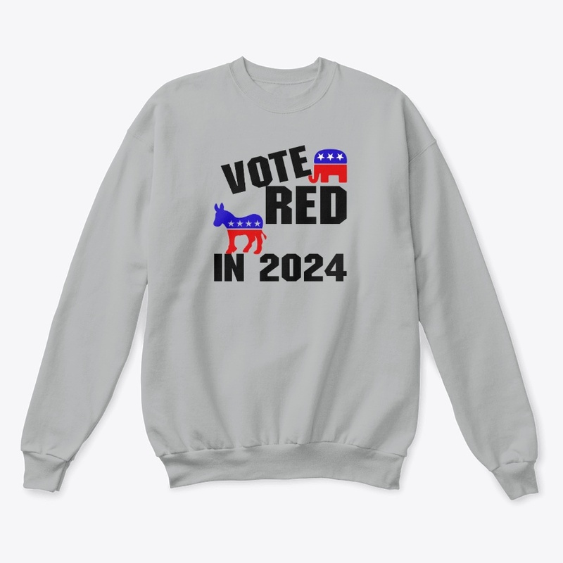 Brilliant Vote RED in 2024 Design