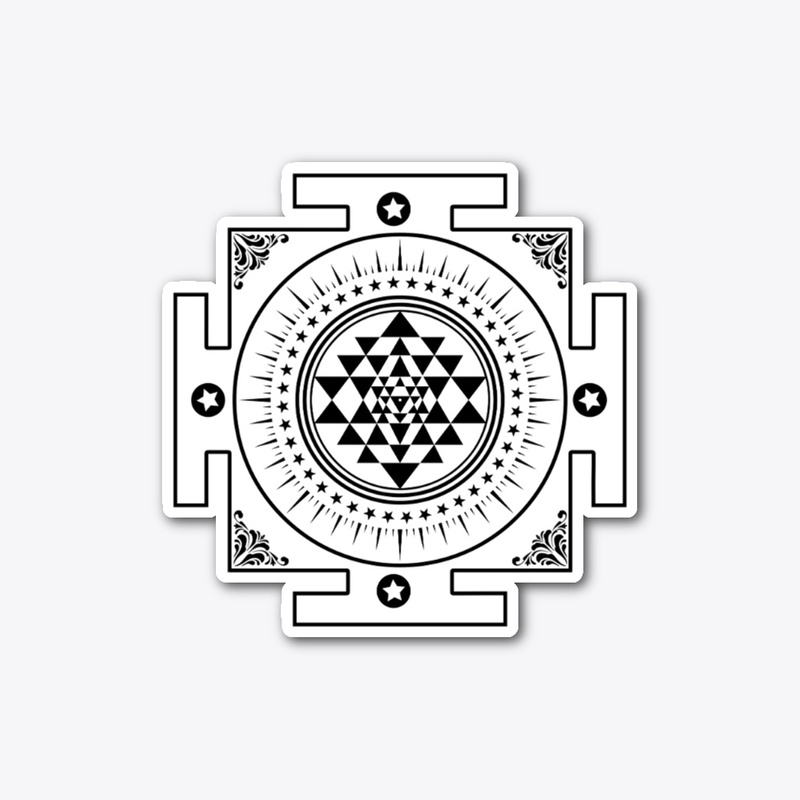Sacred Geometry Sri Yantra  T-Shirt