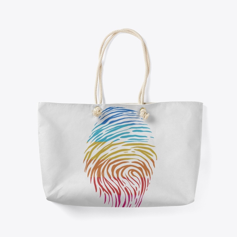 Colorful fingerprint