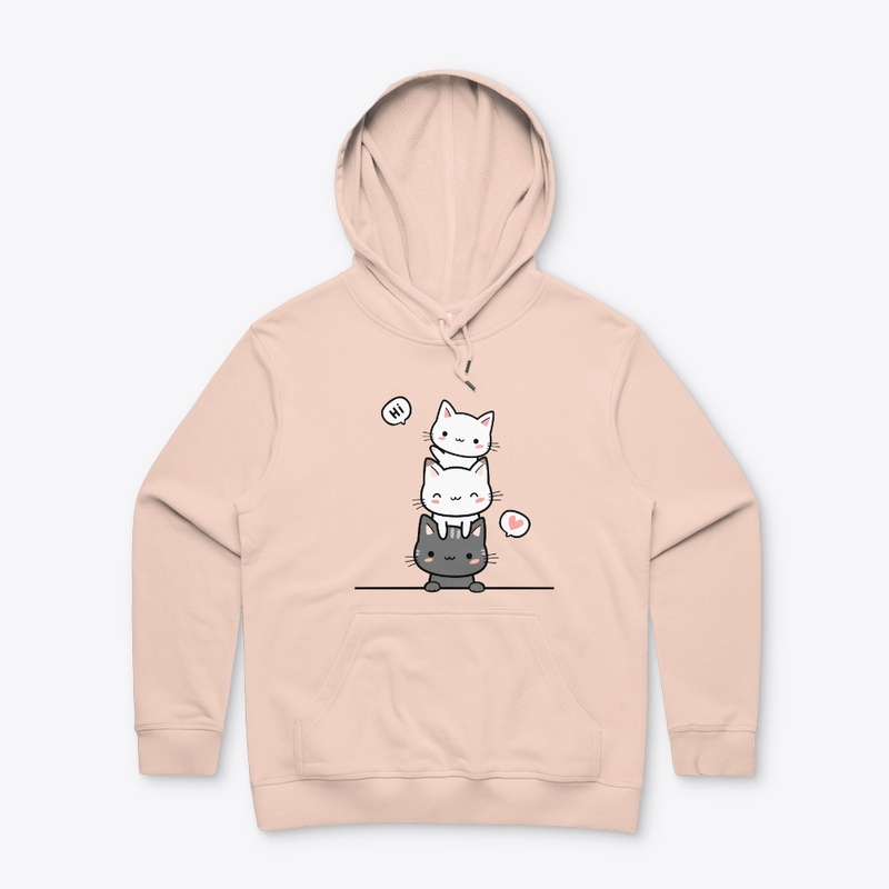 Peeking Cat Women's Hoodie