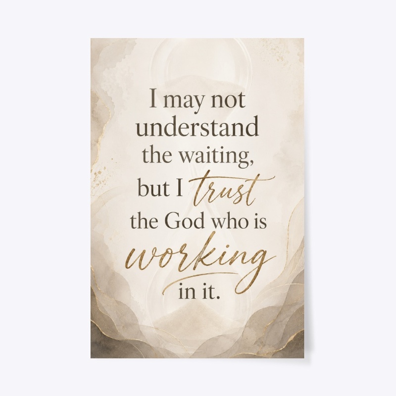 Gods Timing Wall Art Print