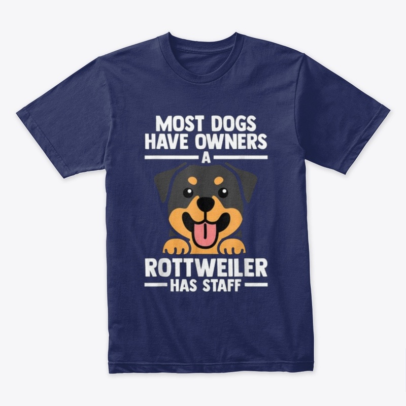 Rottweiler Has Staff