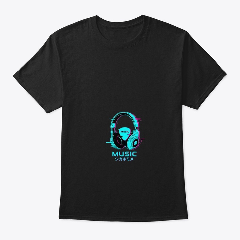 Music Headphone Hoodie – Retro Synthwave