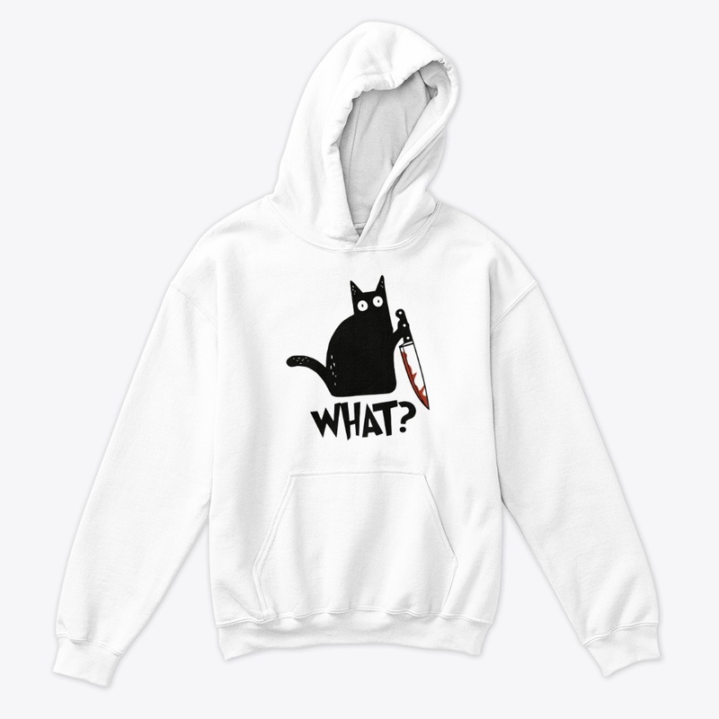 Cat What? Murderous Black Cat With Knife