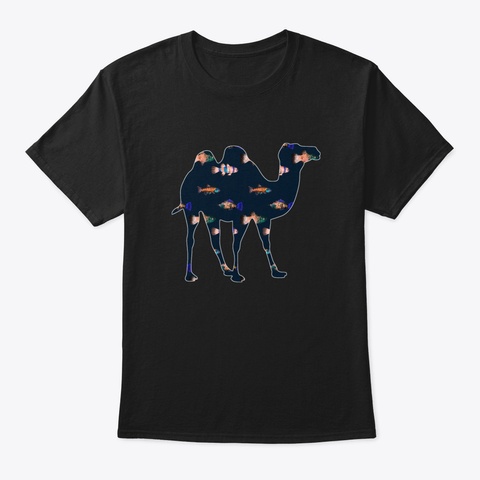 Camel 412 Black T-Shirt Front