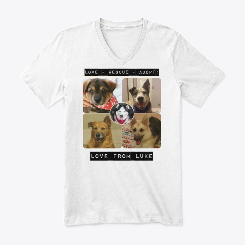 Love from Luke Dog Rescue T's