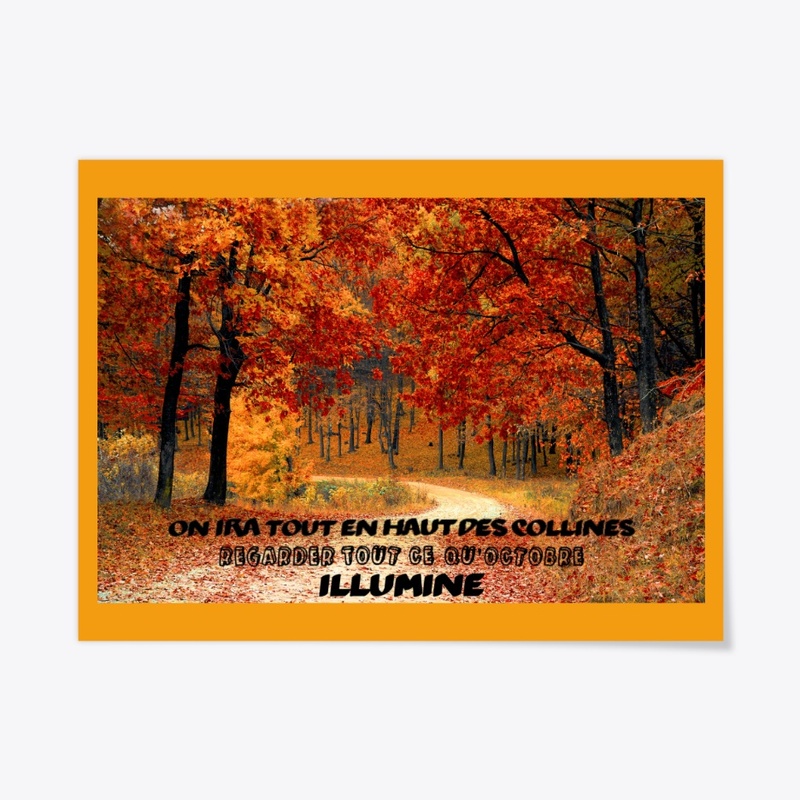 Poster 46 x 61 cm "Octobre"