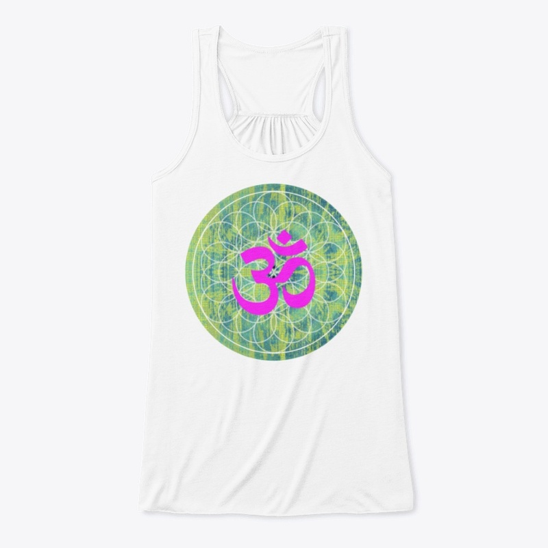 Sacred Geometric Flower OM AUM
