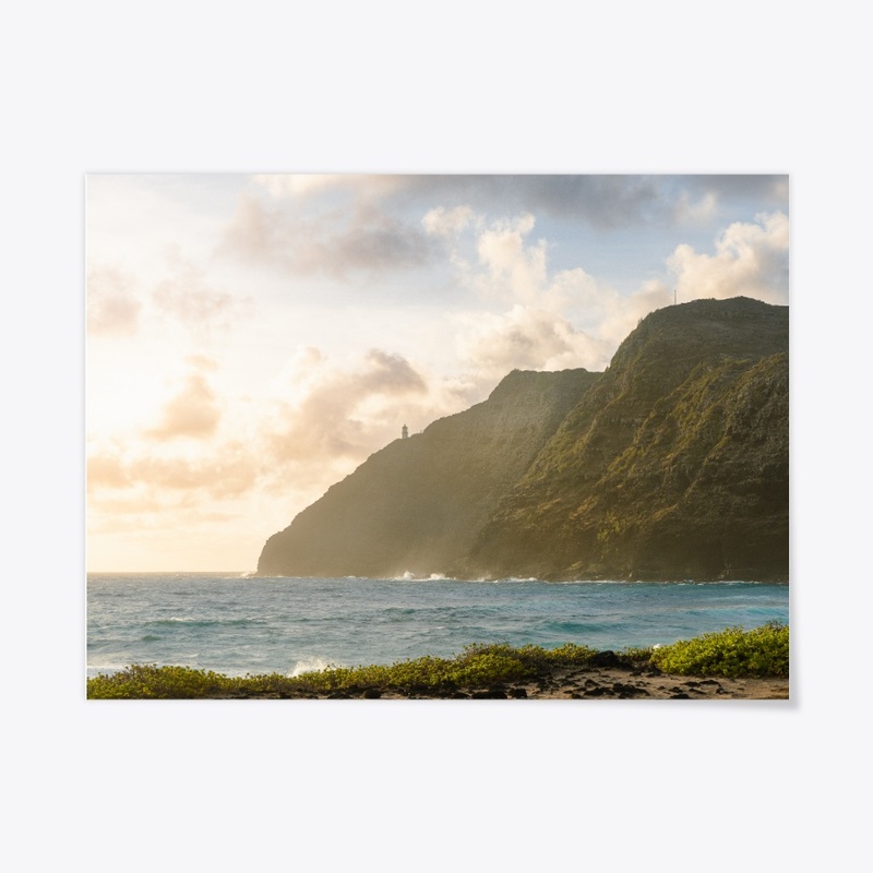Hawaiian Coast at sunrise