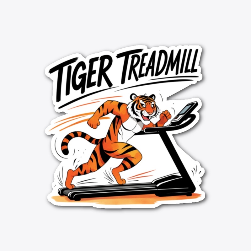 Tiger Treadmill – Funny Gym Workout 
