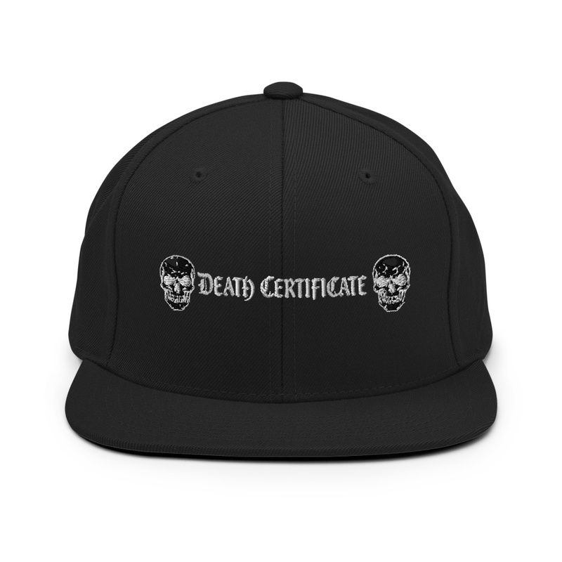 Death Certificate - Snapback | Yupoong 6089M