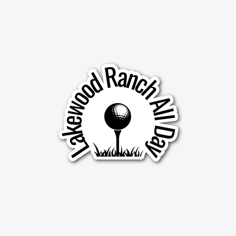 LWR All Day Golf Ball Sticker