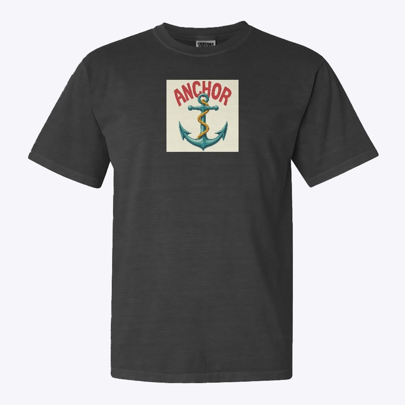 Vintage Anchor T-Shirt|Nautical Graphic