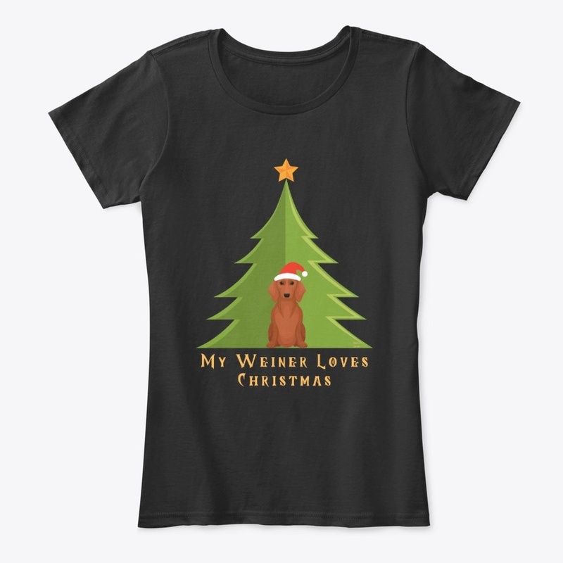 My Weiner Loves Christmas Dachshund