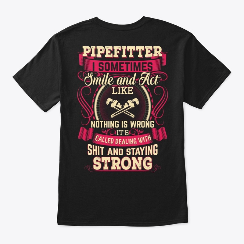 Strong Female pipefitter