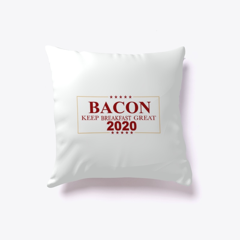 Bacon 2020 Pillow