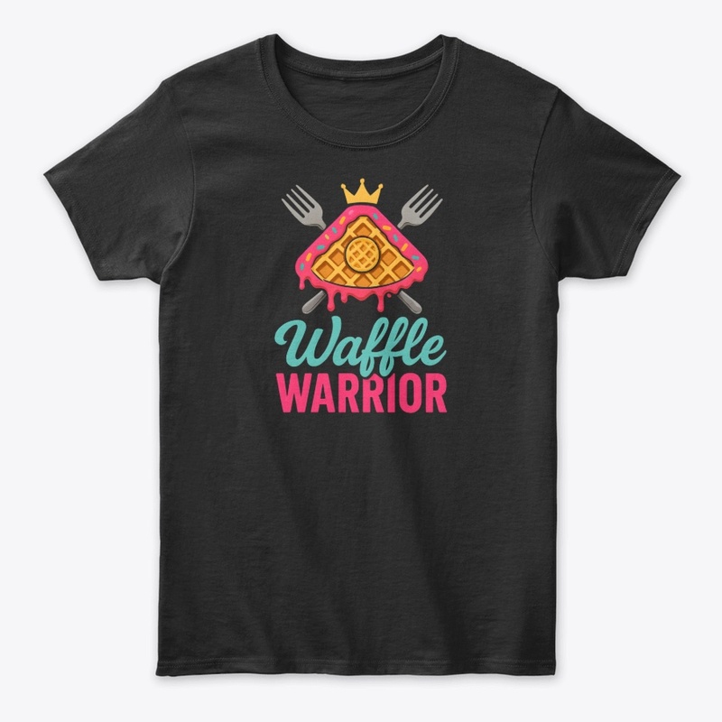 Waffle Warrior Breakfast Fun Shirt