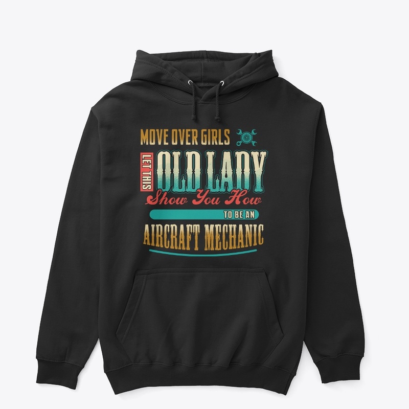 Aircraft Mechanic At Work Hoodie