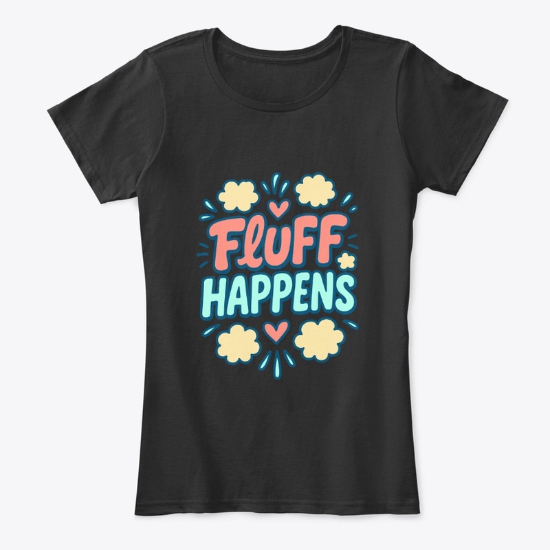 Fluff Happens – Maine Coon Cat Quote Tee
