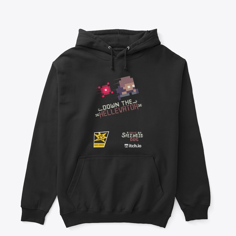 Down the Hellevator | Dark Hoodie