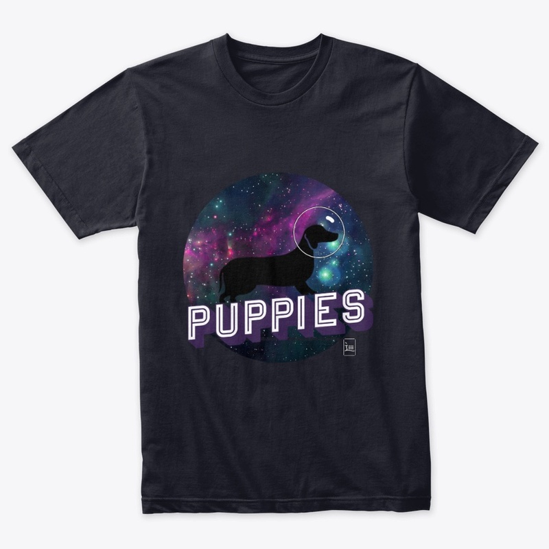 Puppies In Space (Dachshund)
