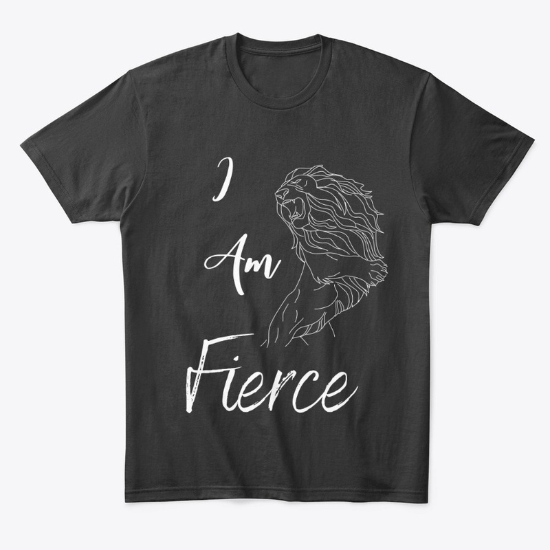 I am Fierce Lion design 