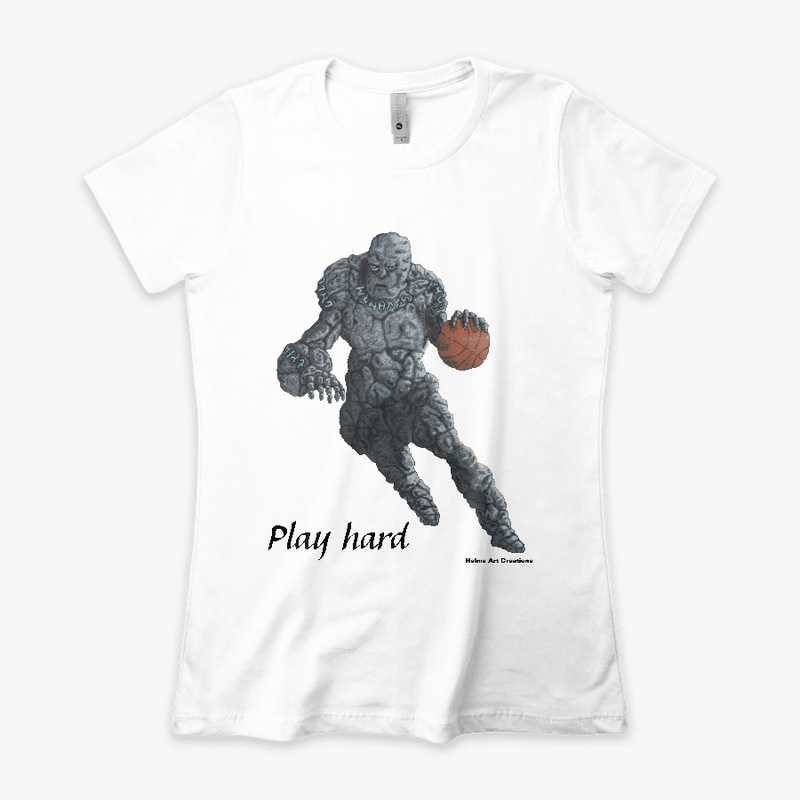Stone Golem Basketball Tee