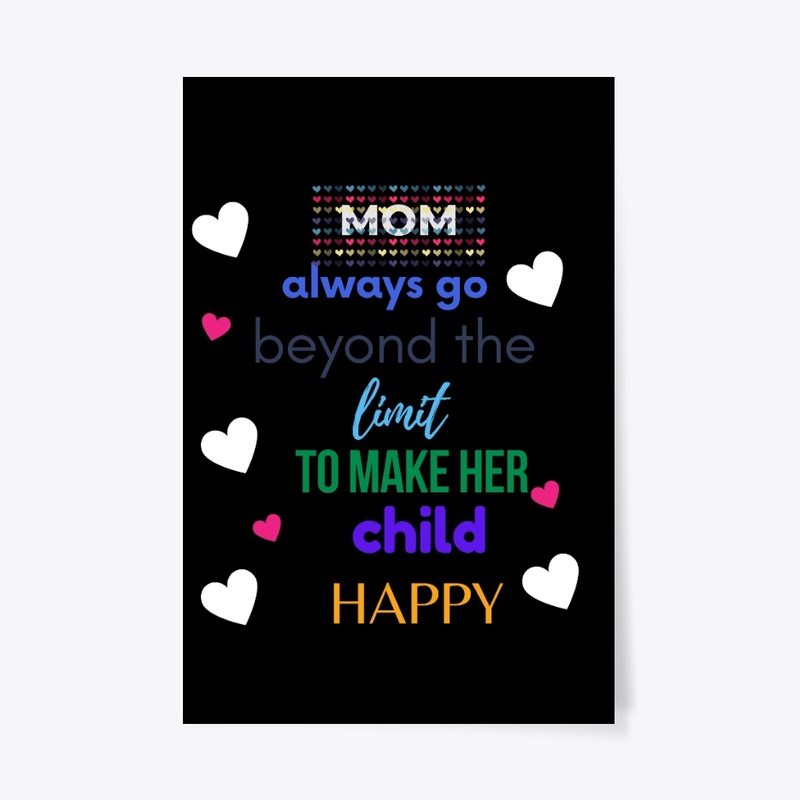 Mother's Love Tee Black - MOM