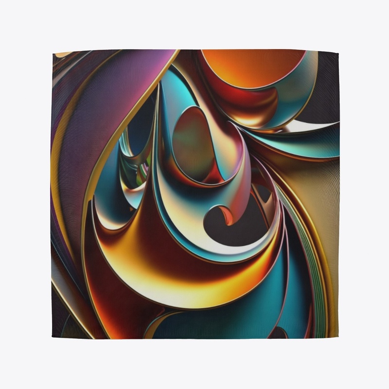 Abstract Curvy Metal