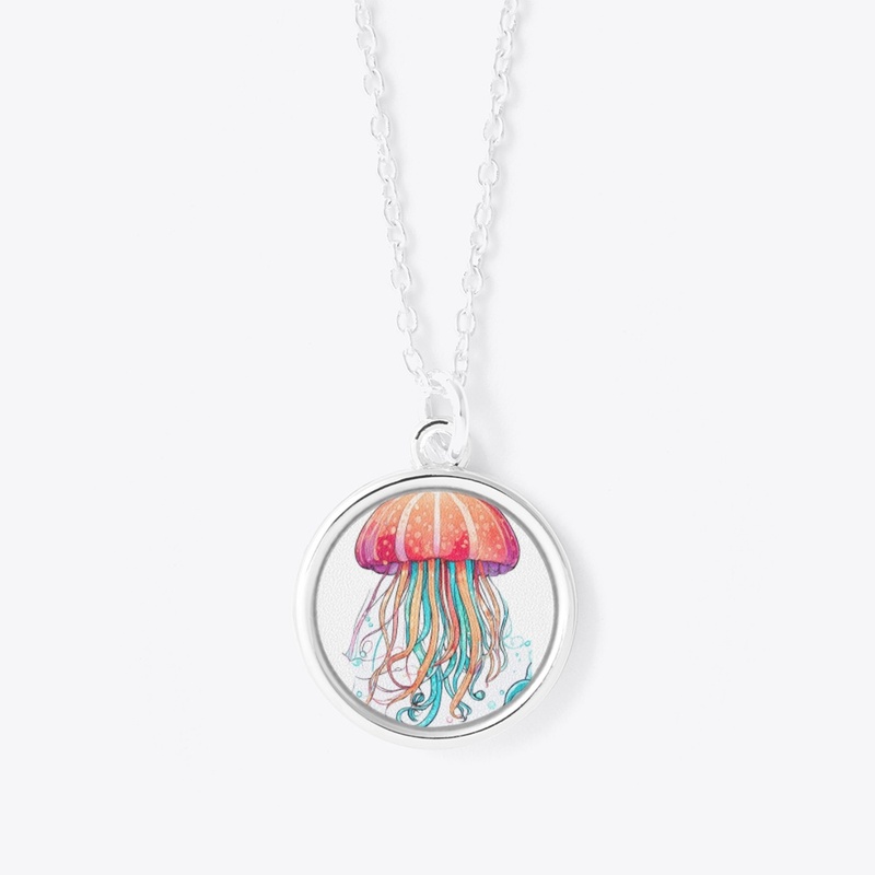 Ethereal Elegance: Minimalist.jellyfish