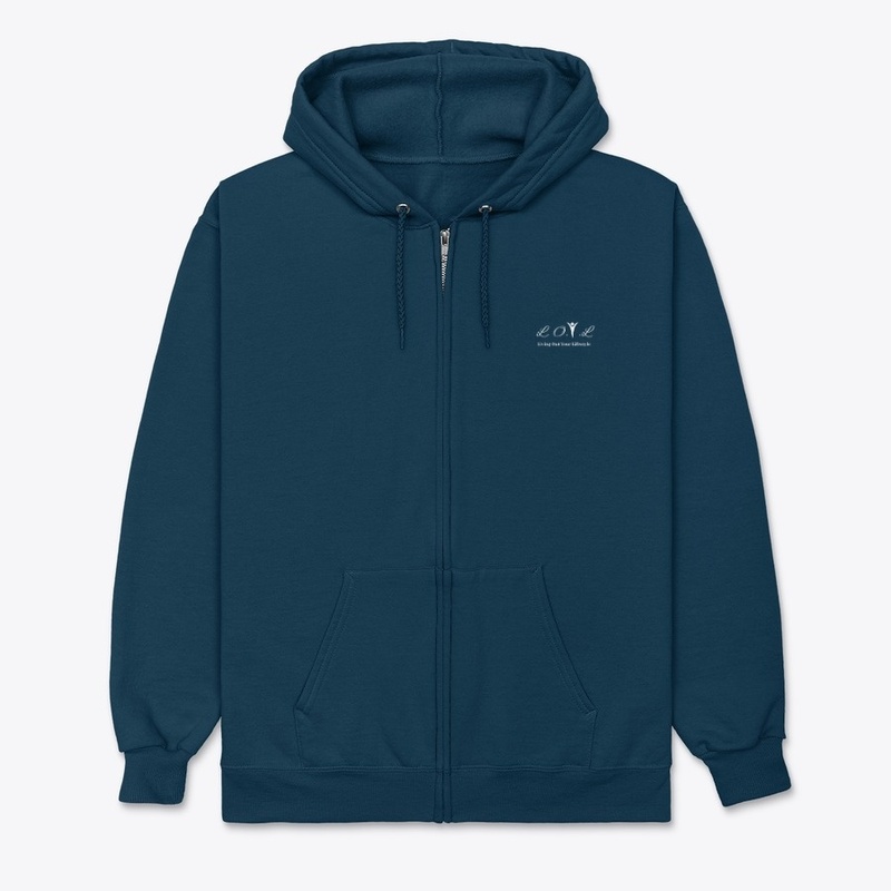 Worship Hoodie- white font