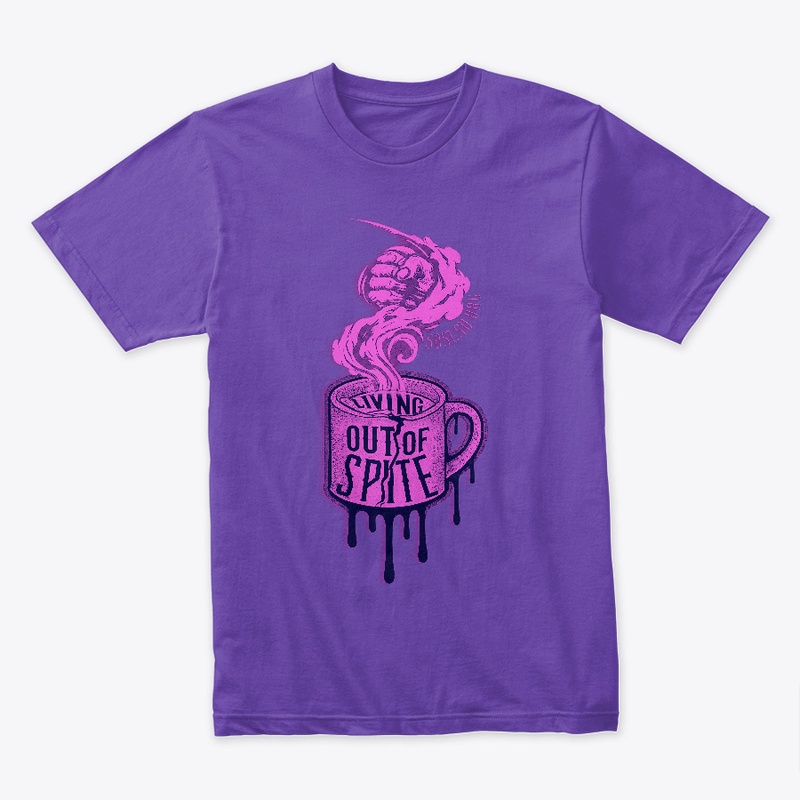 Spite Steam tee in neon orchid
