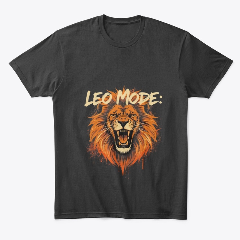 Leo Mode Roaring Lion design