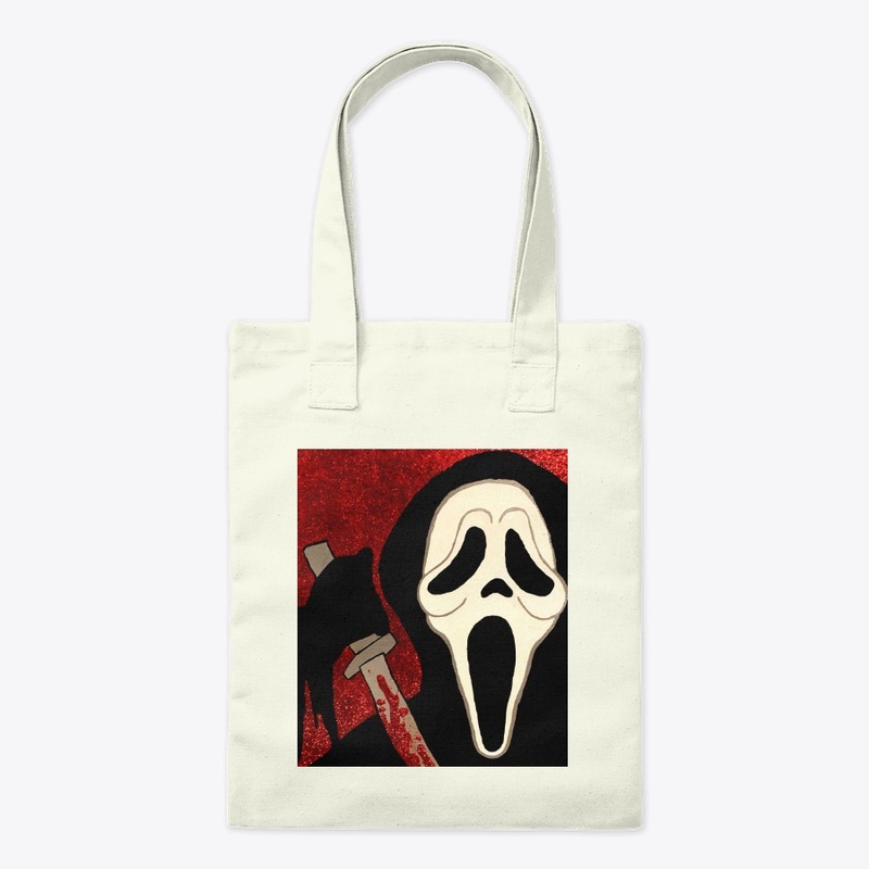 Ghostface Scream Portrait Painting