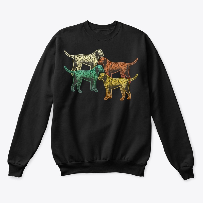 Vintage Retro Dalmatian For Dog Lover