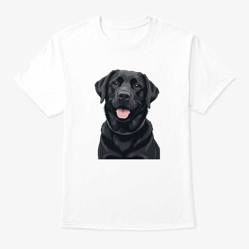 Happy Black Labrador Retriever