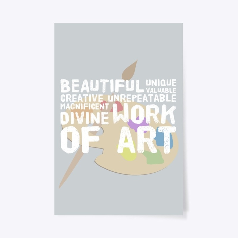 Work of Art (White Letters)
