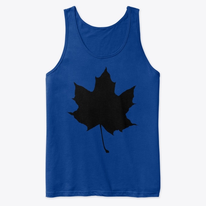 Silhouette of a maple leaf