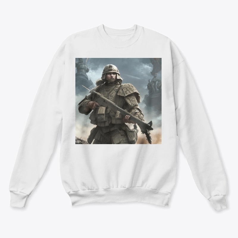 Brave Samurai Soldier Print