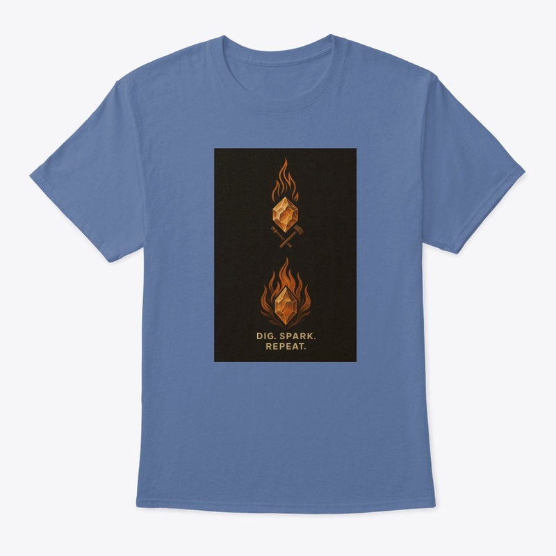  "Herkimer Fire Pendant Tee"