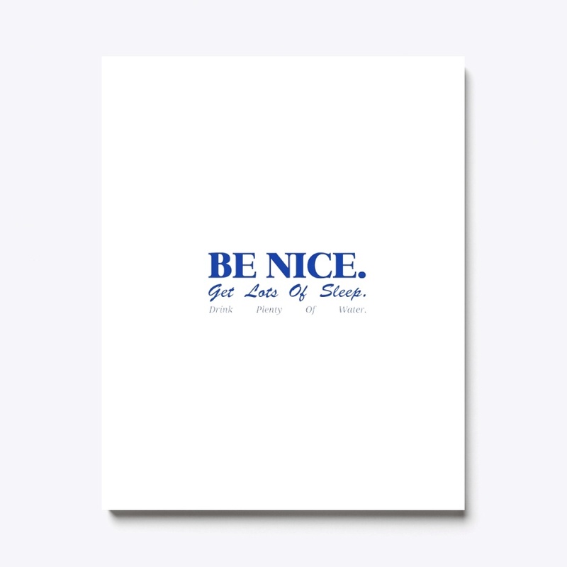 Be Nice, Sleep, Water, Vintage