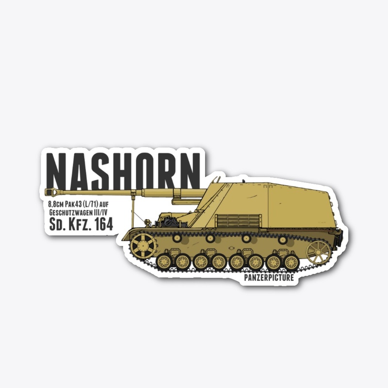 Nashorn Tank Destroyer no camo T-Shirt