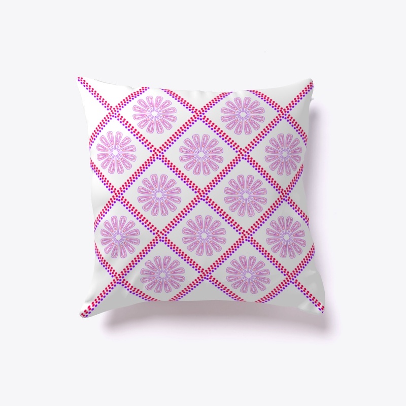 CRISSCROSS FLORAL - Indoor Pillow