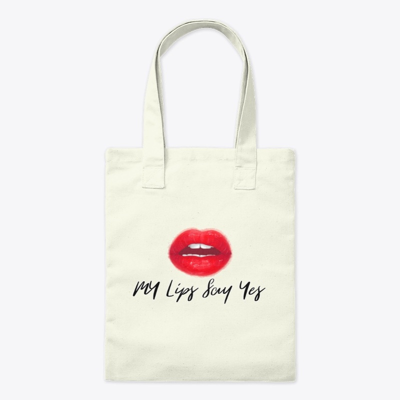 My lips say yes (black)