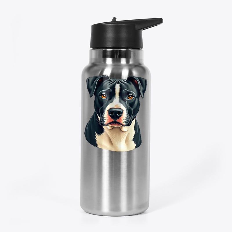 Beautiful Pitbull Illustration