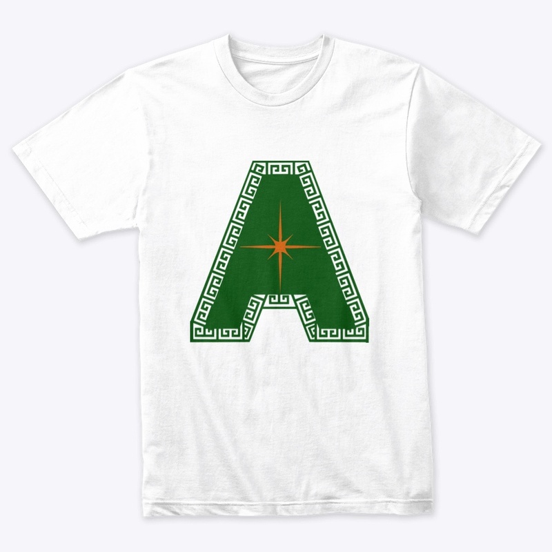 Green and Orange Amblle A Men Shirt
