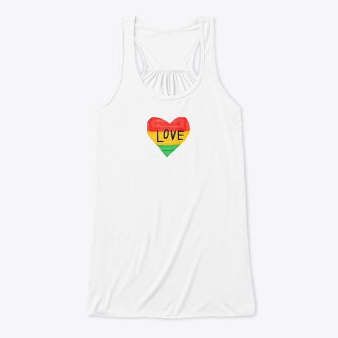 Love Tank White T-Shirt Front