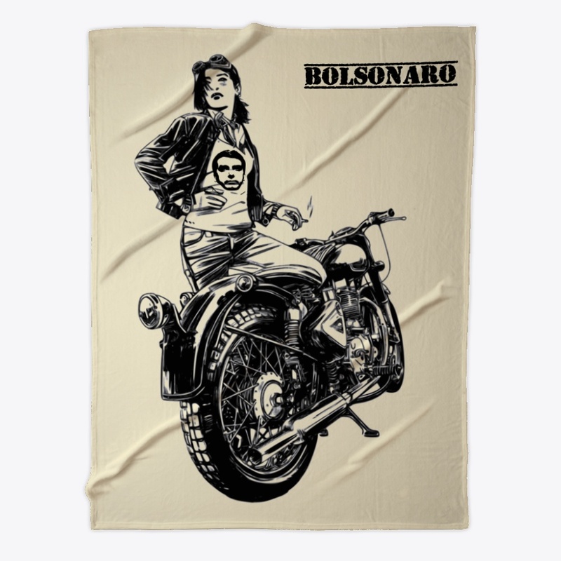 bikers with Bolsonaro