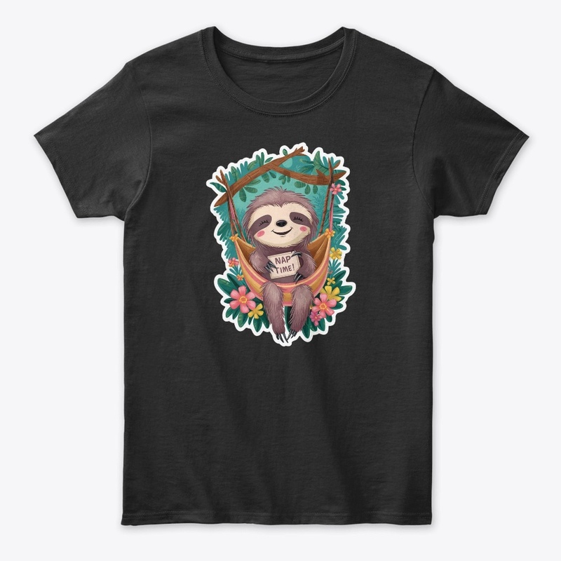 Cozy Sloth 'Nap Time!  Whimsical Touch